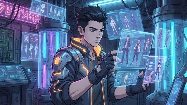 萝莉漫画赛博朋克动漫